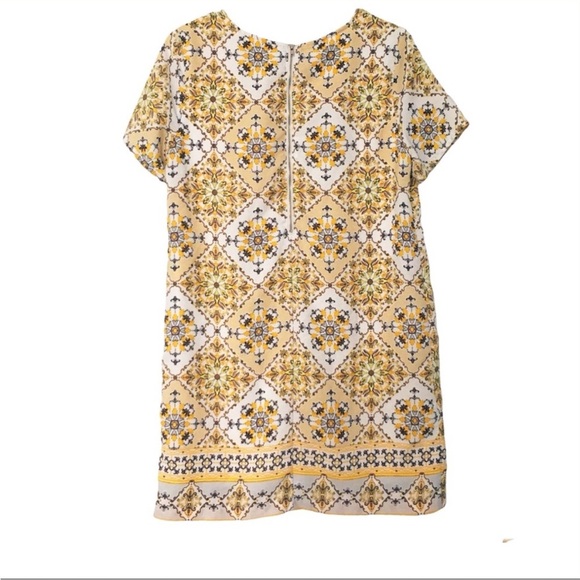 Lulus Dandy Lion Yellow Print Shift Dress - Picture 1 of 3